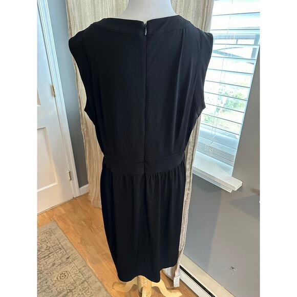 EUC | Talbots Black Midi Dress - Picture 2 of 3